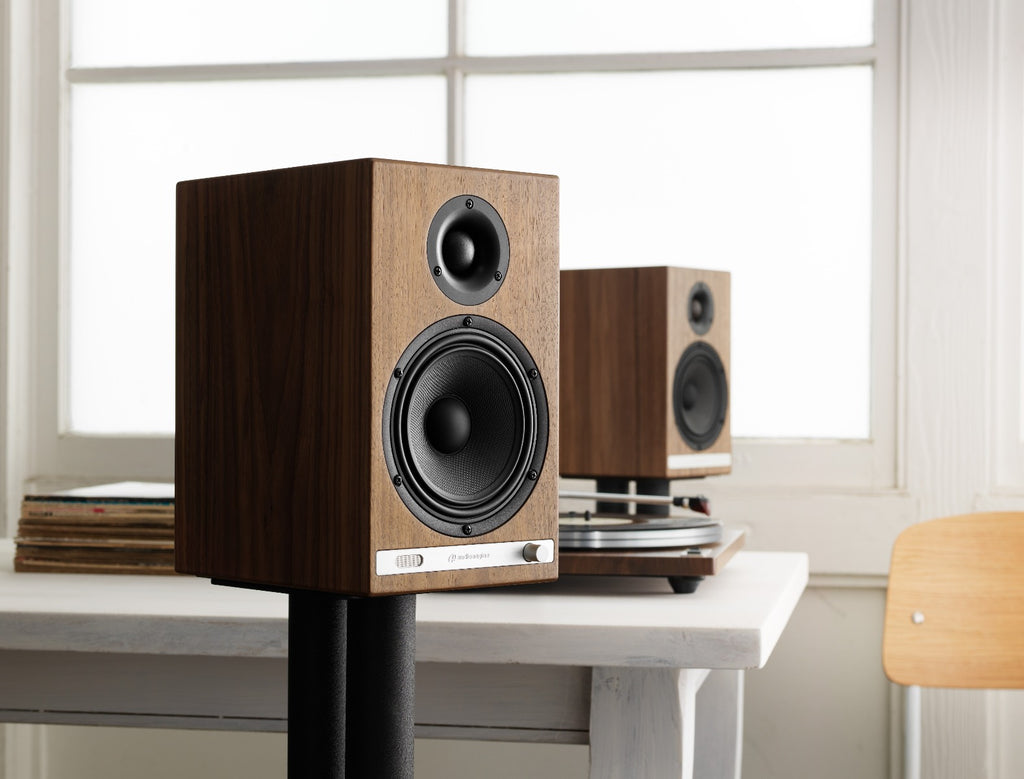 Audioengine HD6 Powered Speakers - Walnut