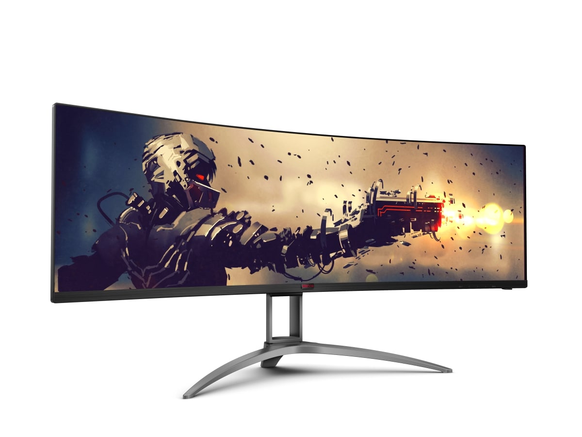 AOC AGON AC493UCX2 49" 5K 1ms 165Hz Curved VA Gaming Monitor