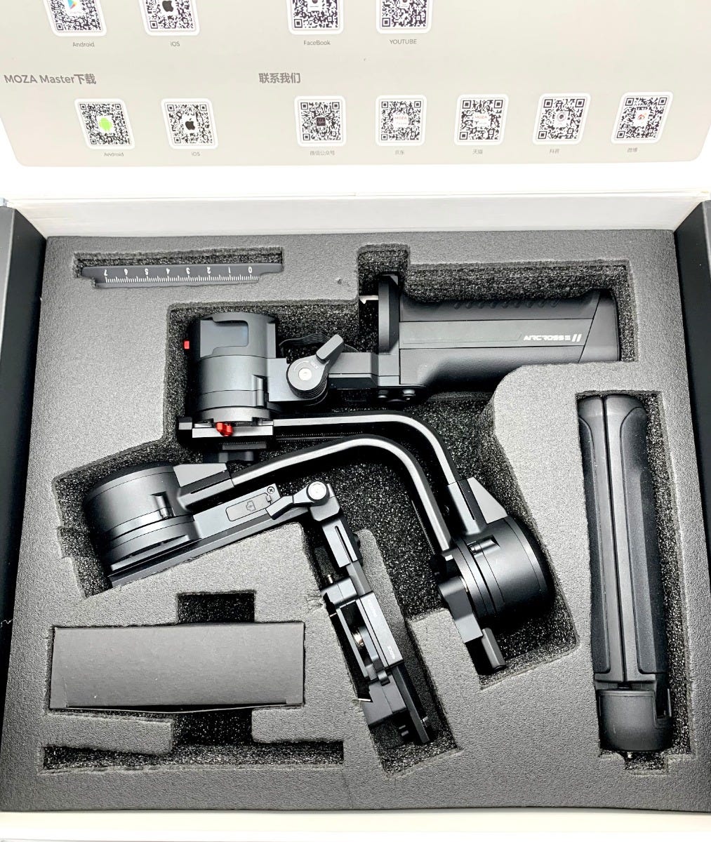 Moza Air Cross 3 Handheld Gimbal w/ Focus Wheel S/N D6A022D1F000221C
