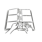 Profile Photo Album Plush -300 Capacity - Grey