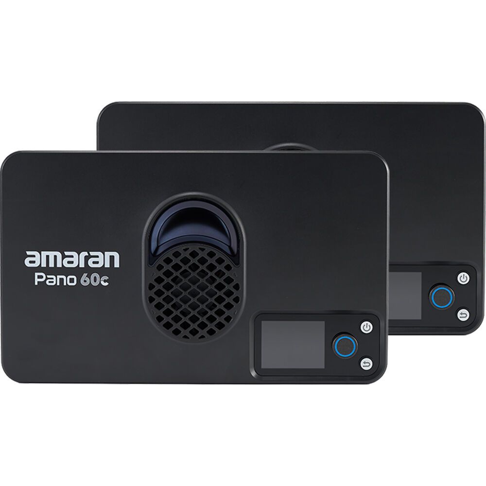 Amaran Pano 60C RGB LED Panel 2 Light Kit - Charcoal 