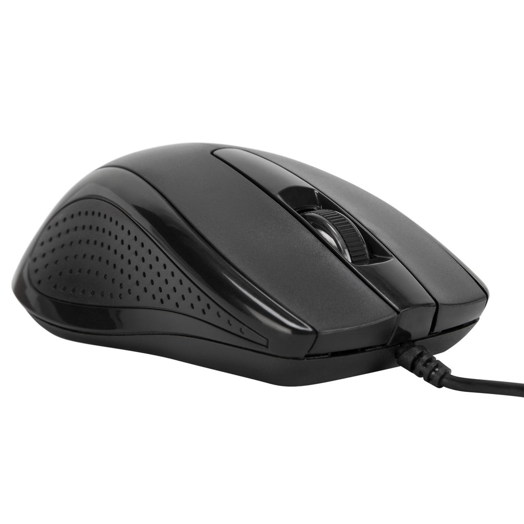 Targus Full-Size Optical Antimicrobial Wired Mouse 