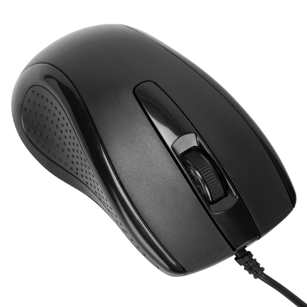 Targus Full-Size Optical Antimicrobial Wired Mouse 