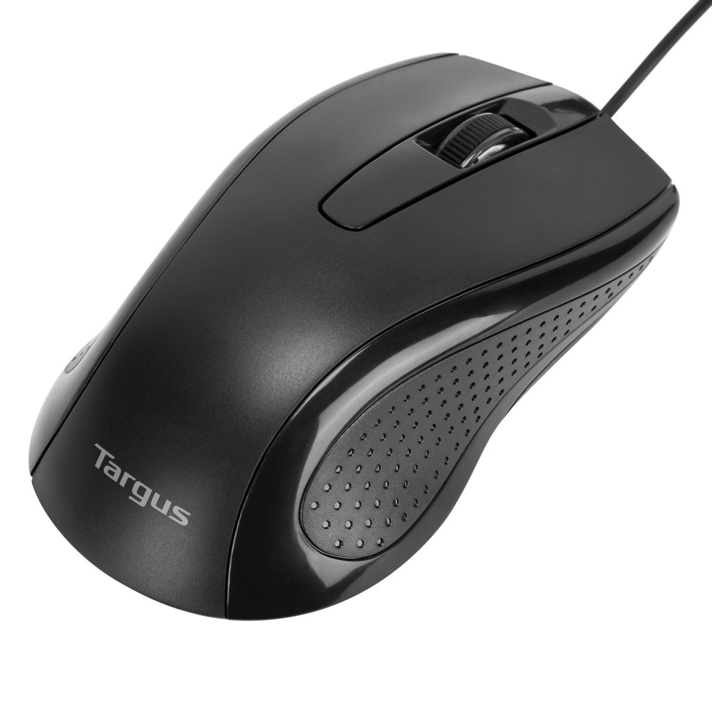 Targus Full-Size Optical Antimicrobial Wired Mouse 