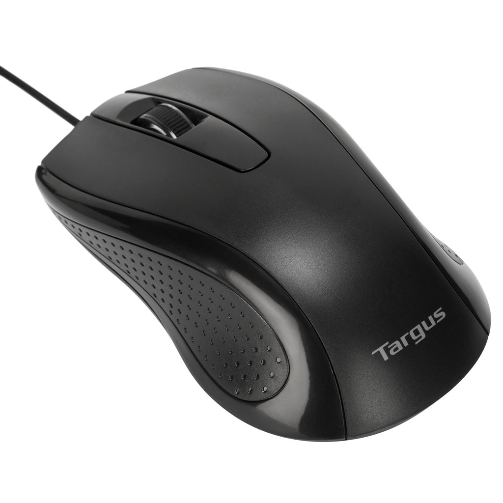 Targus Full-Size Optical Antimicrobial Wired Mouse 