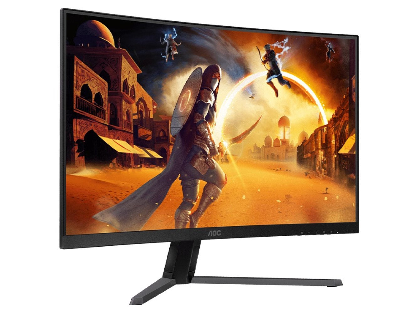  AOC CQ32G4E 31.5" 180Hz QHD Fast VA Curved Gaming Monitor