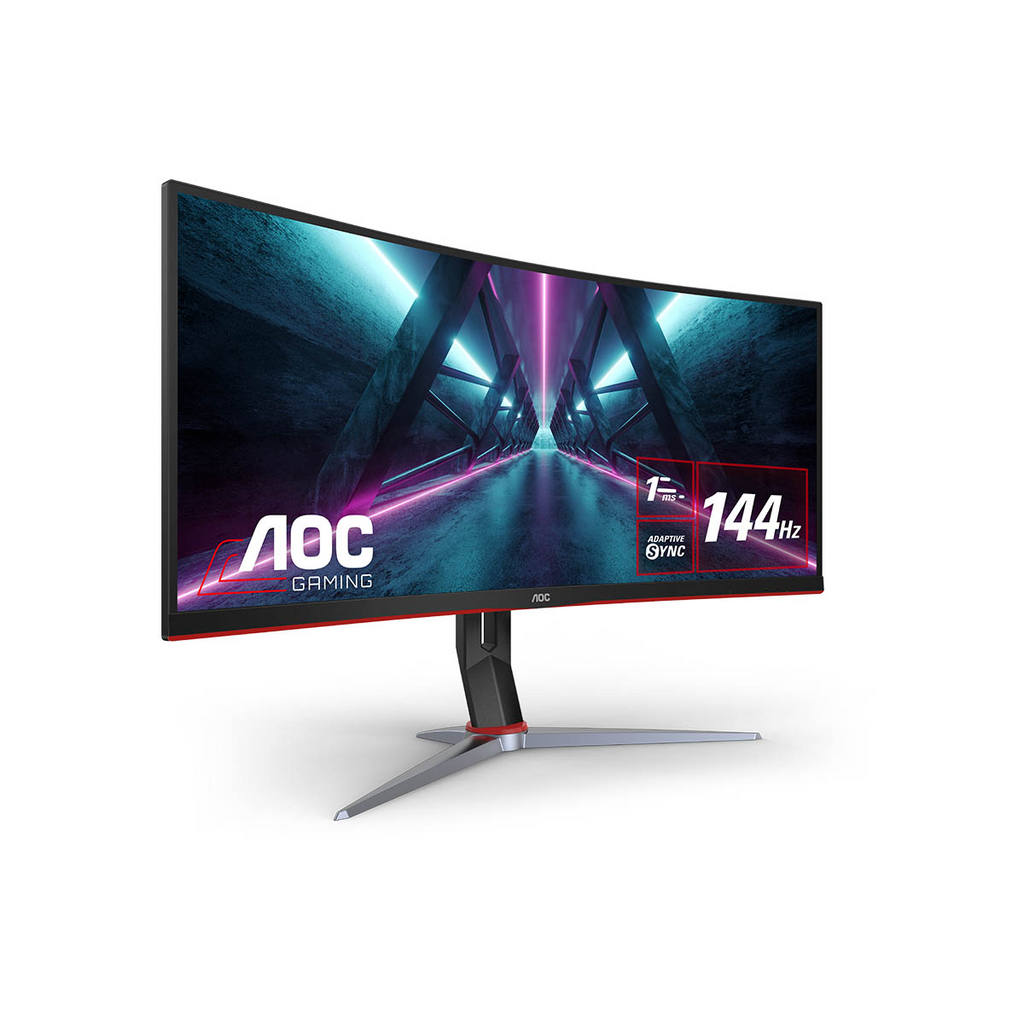 AOC CU34G2X 34" 144Hz Ultra-Wide QHD 1ms FreeSync VA Curved Gaming Monitor