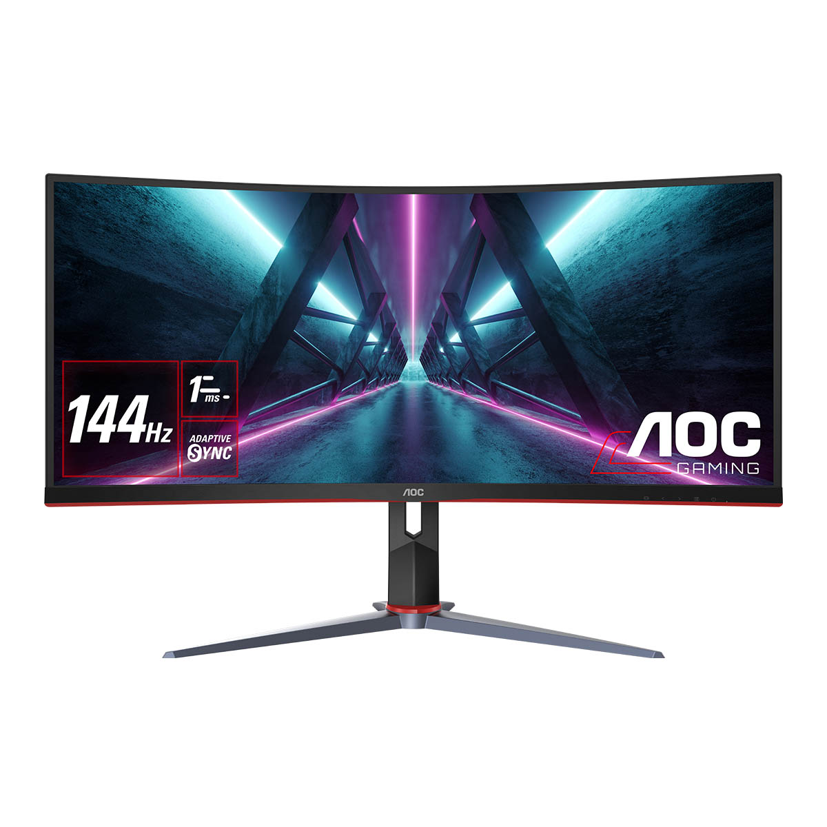 AOC CU34G2X 34" 144Hz Ultra-Wide QHD 1ms FreeSync VA Curved Gaming Monitor