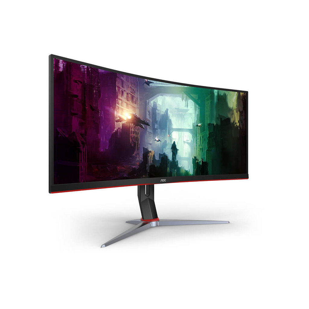 AOC CU34G2X 34" 144Hz Ultra-Wide QHD 1ms FreeSync VA Curved Gaming Monitor