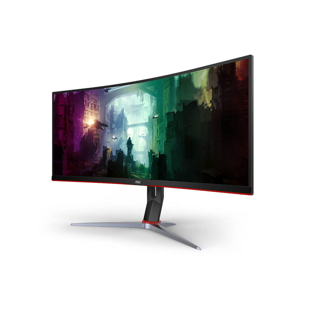 AOC CU34G2X 34" 144Hz Ultra-Wide QHD 1ms FreeSync VA Curved Gaming Monitor