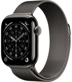 Apple Watch Series 11 42mm Slate Titanium Case GPS + Cellular Milanese Loop