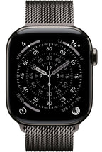 Apple Watch Series 11 42mm Slate Titanium Case GPS + Cellular Milanese Loop