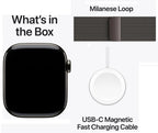 Apple Watch Series 11 42mm Slate Titanium Case GPS + Cellular Milanese Loop