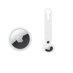 Apple AirTag 1 Pack with Silicone Cover Loop (White)