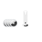 Apple AirTag 4 Pack with Silicone Cover Loop (White)