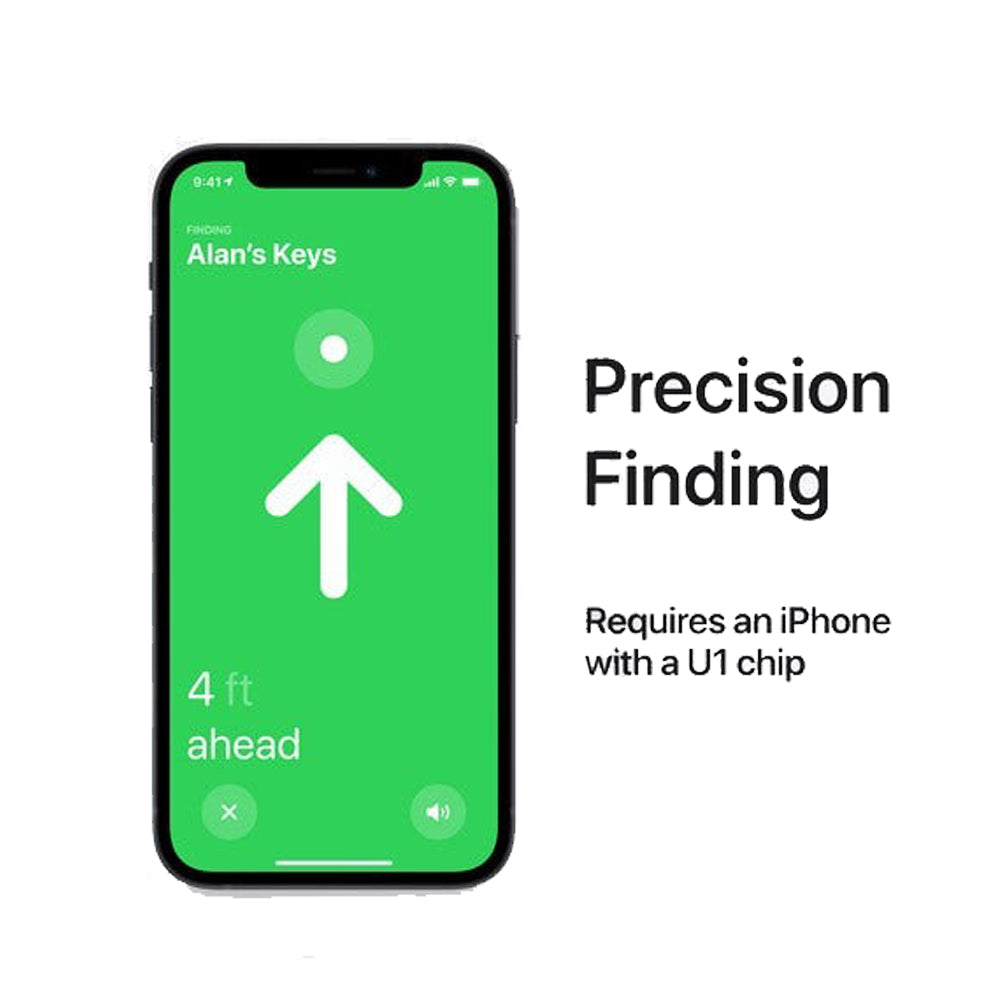 Apple Airtag 4 Pack with 4x Silicone Cover Loop (Navy)