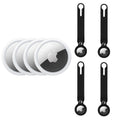 Apple Airtag 4 Pack with 4x Silicone Cover Loop (Black)