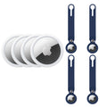 Apple Airtag 4 Pack with 4x Silicone Cover Loop (Navy)