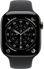 Apple Watch Series 11 42mm Slate Titanium Case GPS + Cellular Sport Band (M/L)