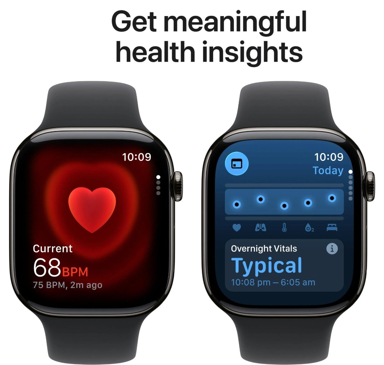 Apple Watch Series 11 42mm Slate Titanium Case GPS + Cellular Sport Band (M/L)