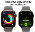 Apple Watch Series 11 42mm Natural Titanium Case GPS + Cellular Sport Band (M/L)