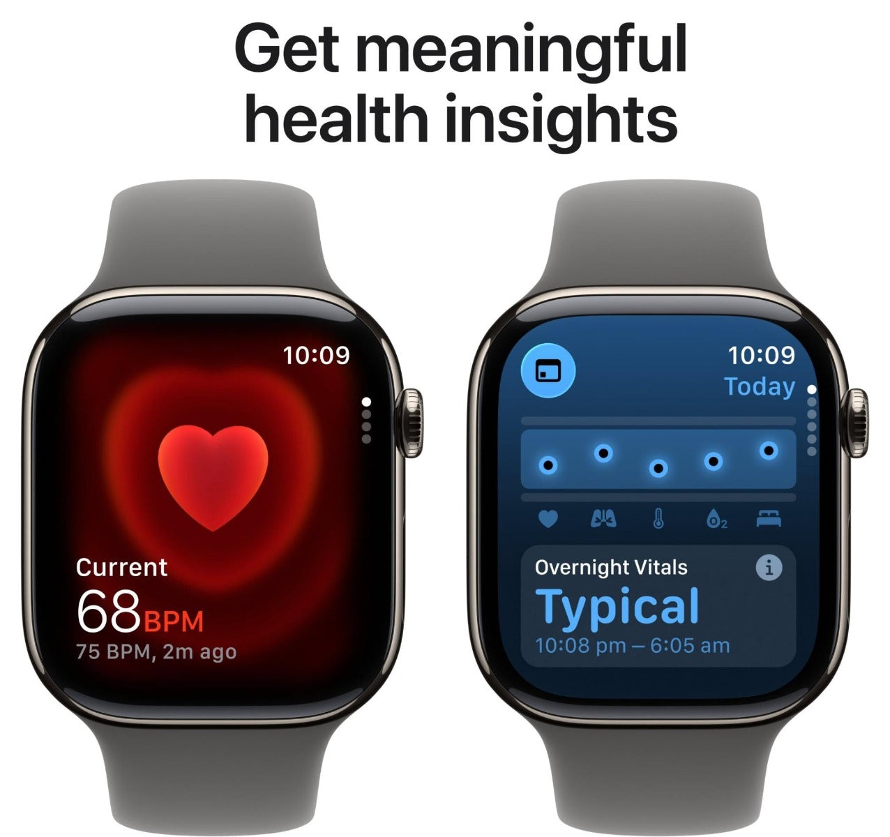 Apple Watch Series 11 42mm Natural Titanium Case GPS + Cellular Sport Band (S/M)