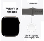 Apple Watch Series 11 42mm Natural Titanium Case GPS + Cellular Sport Band (S/M)