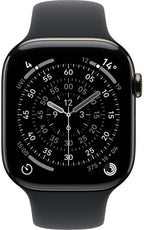 Apple Watch Series 11 42mm Slate Titanium Case GPS + Cellular Sport Band (S/M)