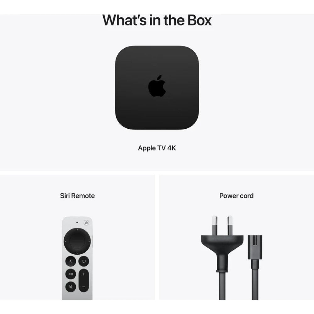 Apple TV 4K WiFi + Ethernet with 128GB storage