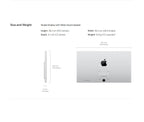 Apple 27" 5K Studio Display (Standard Glass) (VESA Mount Adapter) (Stand not included)
