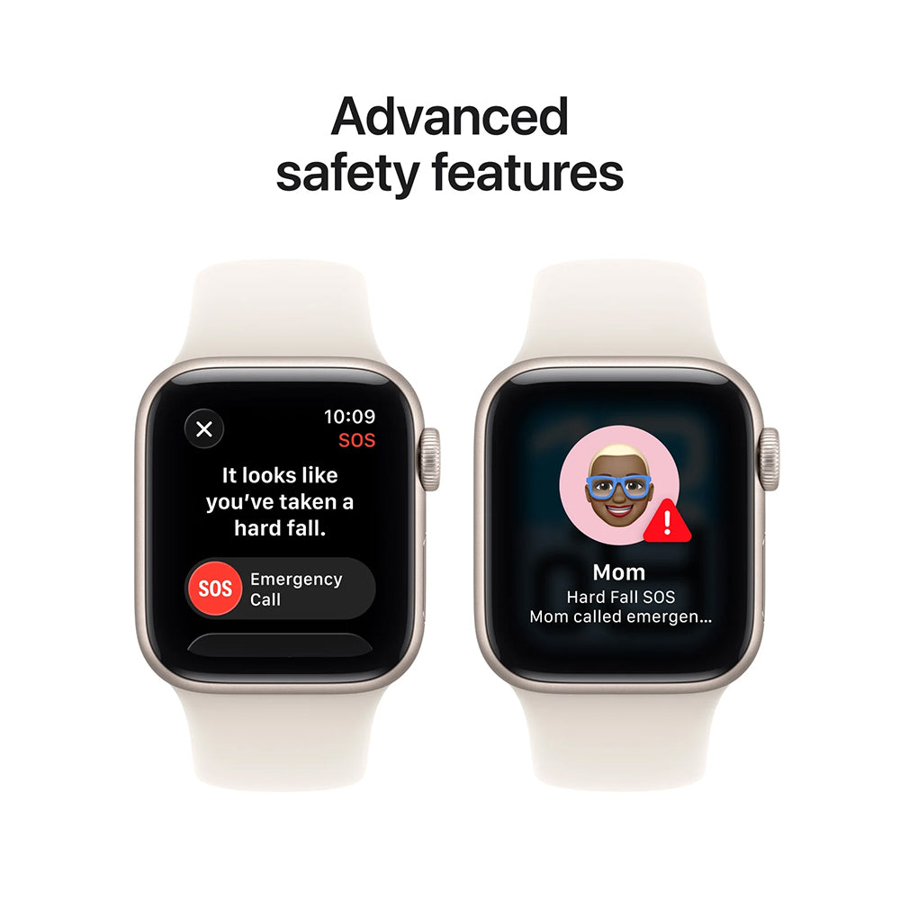 Apple Watch SE 3 44mm Starlight Aluminium Case GPS + Cellular Sport Band (S/M)