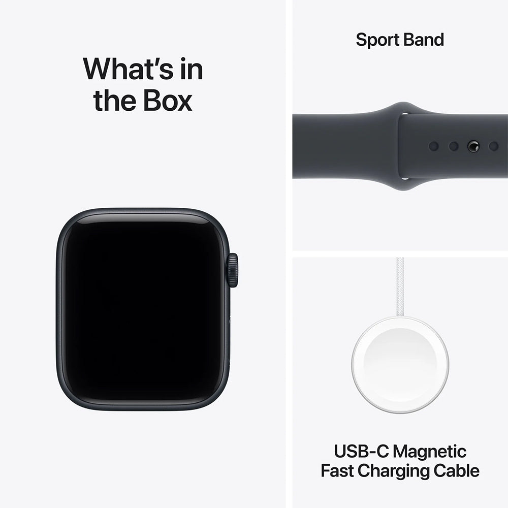 Apple Watch SE 3 44mm Midnight Aluminium Case GPS + Sport Band (M/L)