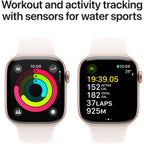 Apple Watch Series 10 42mm Rose Gold Aluminium Case GPS Sport Band (S/M) (Light Blush)