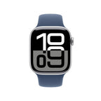Apple Watch Series 10 42mm Silver Aluminium Case GPS Sport Band (M/L) (Denim)