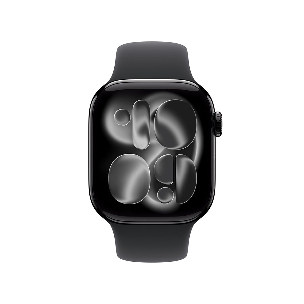 Apple Watch Series 11 42mm Jet Black Aluminium Case GPS + Celliular Sport Band (M/L)
