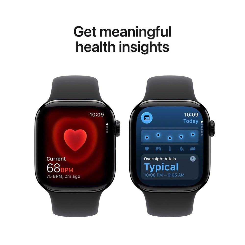 Apple Watch Series 11 42mm Jet Black Aluminium Case GPS + Celliular Sport Band (M/L)