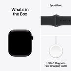 Apple Watch Series 11 42mm Jet Black Aluminium Case GPS + Sport Band (M/L)