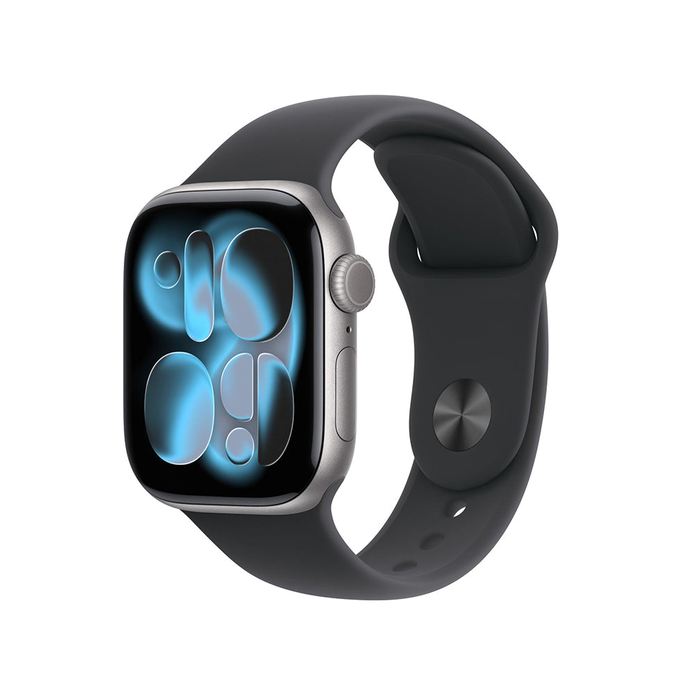 Apple Watch Series 11 42mm Space Grey Aluminium Case GPS + Cellular Sport Band (S/M)