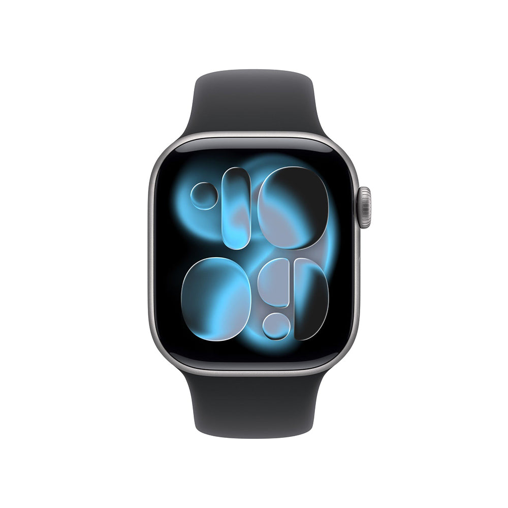 Apple Watch Series 11 42mm Space Grey Aluminium Case GPS + Cellular Sport Band (M/L)