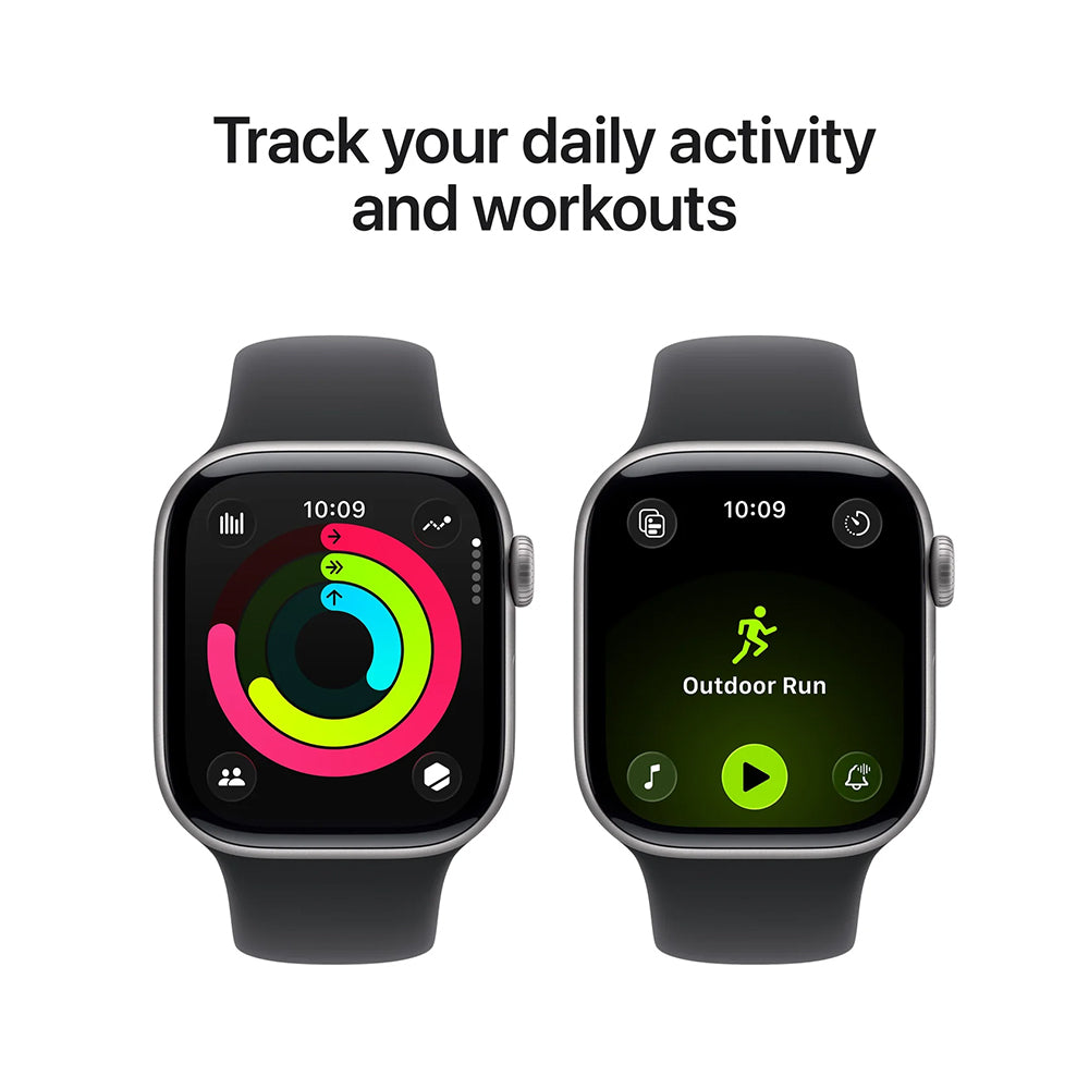 Apple Watch Series 11 42mm Space Grey Aluminium Case GPS + Sport Band (S/M)