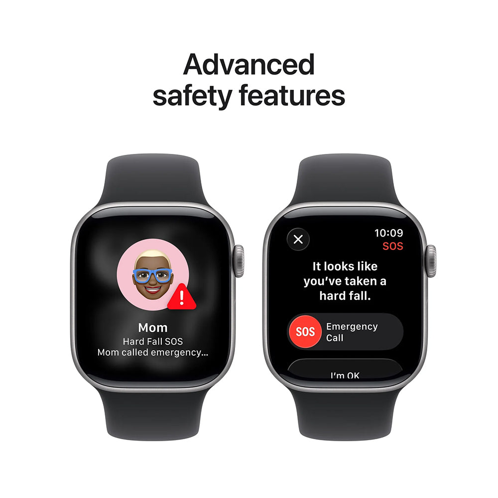 Apple Watch Series 11 42mm Space Grey Aluminium Case GPS + Sport Band (S/M)