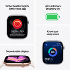 Apple Watch Series 11 46mm Gold Titanium Case GPS + Cellular Sport Band (S/M)