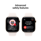Apple Watch Series 11 46mm Gold Titanium Case GPS + Cellular Sport Band (M/L)