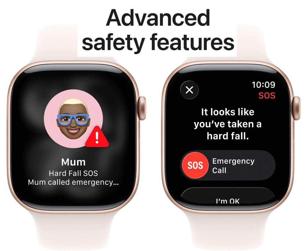 Apple Watch Series 11 46mm Rose Gold Aluminium Case GPS + Cellular Sport Band (S/M)