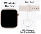 Apple Watch Series 11 46mm Rose Gold Aluminium Case GPS + Cellular Sport Band (S/M)