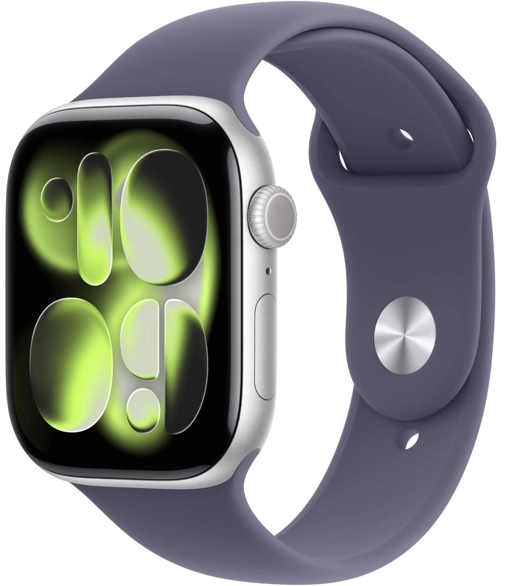 Apple Watch Series 11 46mm Silver Aluminium Case GPS + Cellular Sport Band (S/M)