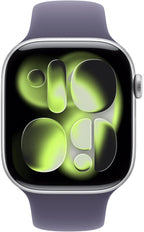 Apple Watch Series 11 46mm Silver Aluminium Case GPS + Cellular Sport Band (S/M)