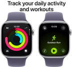 Apple Watch Series 11 46mm Silver Aluminium Case GPS + Cellular Sport Band (S/M)