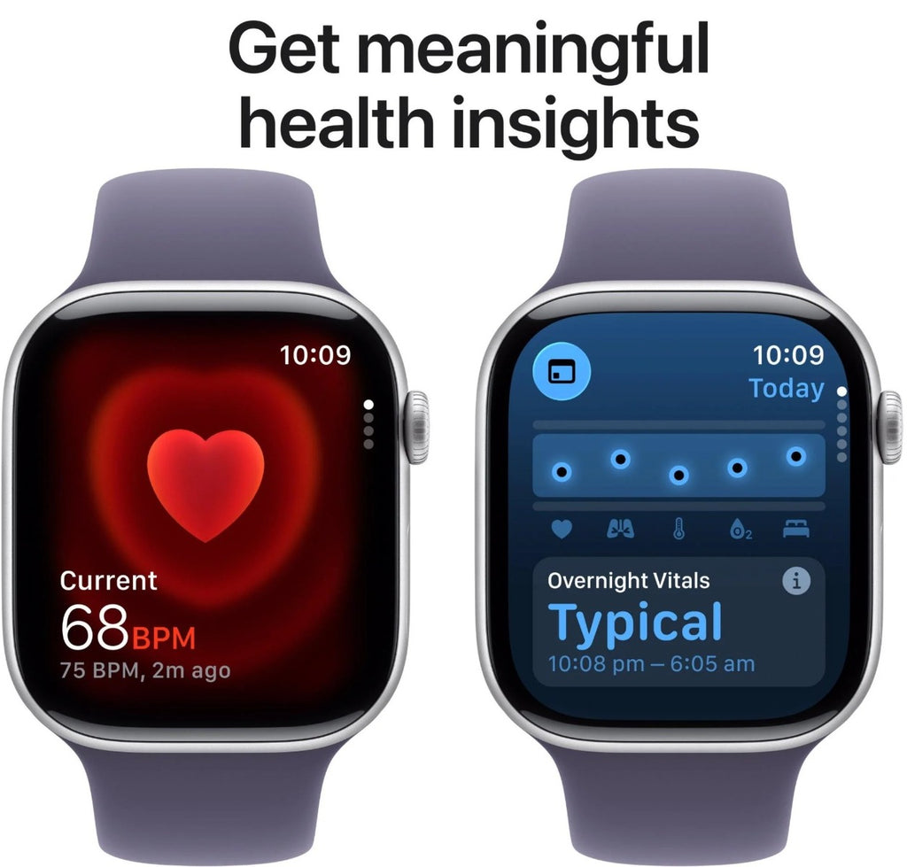 Apple Watch Series 11 46mm Silver Aluminium Case GPS + Cellular Sport Band (S/M)