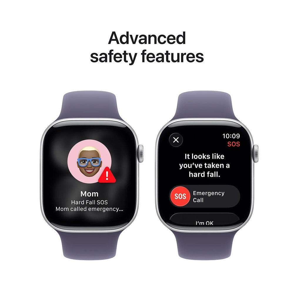 Apple Watch Series 11 46mm Silver Aluminium Case GPS + Sport Band (M/L)